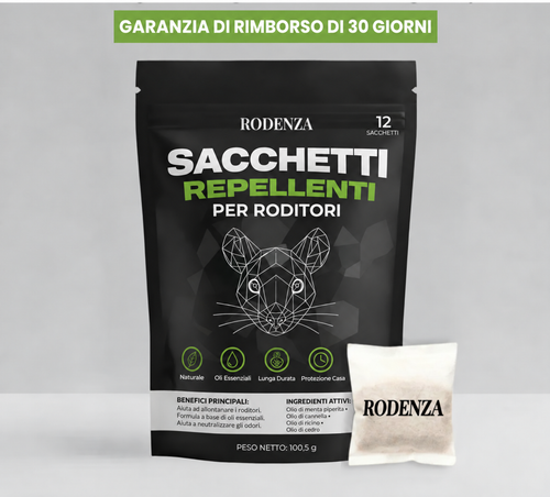 Posiziona i sacchetti dove si nascondono i topi e guardali sparire.