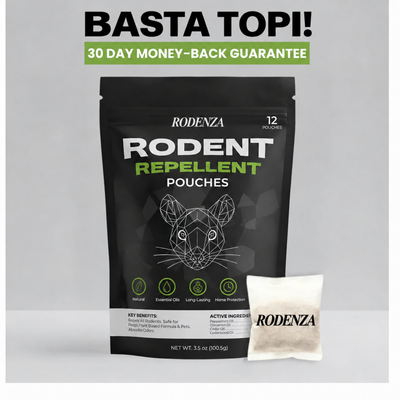 Rodenza™ – Bustine Repellenti per Topi e Roditori